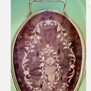 Italian inlaid serving tray